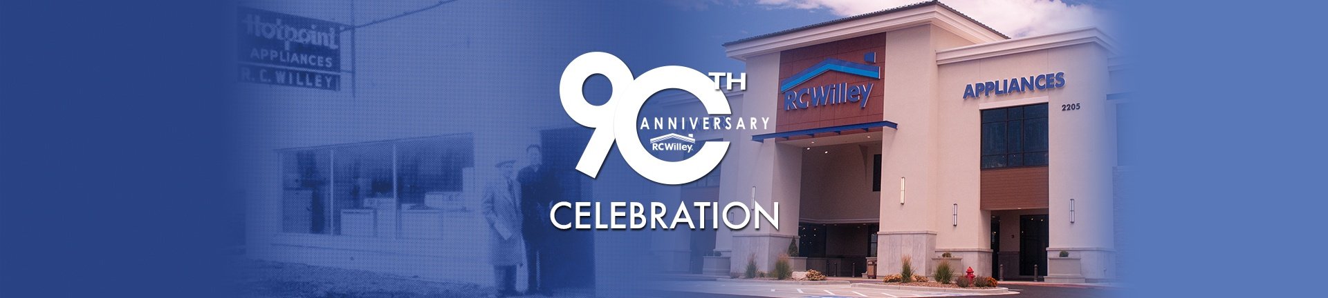 RC Willey's 90th Anniversary celebration