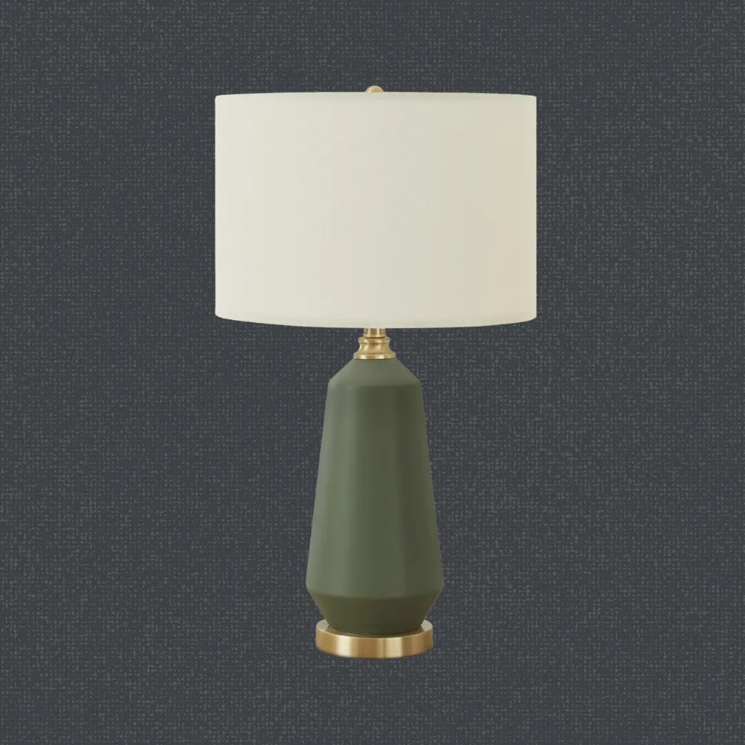 Green Ceramic Table Lamp
