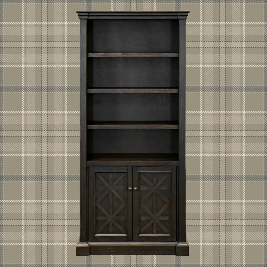 Kingston Dark Chocolate 78 Inch Bookcase