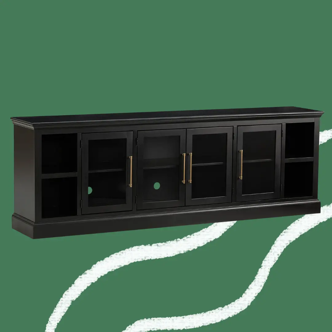 Byron Black 98-Inch TV Stand