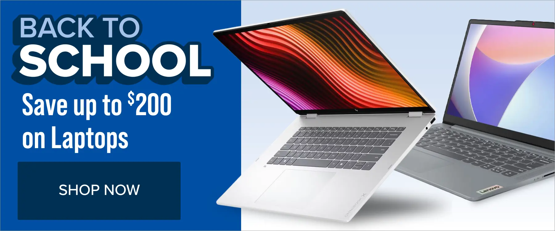 Back to School Laptops Save up to $200 on laptops