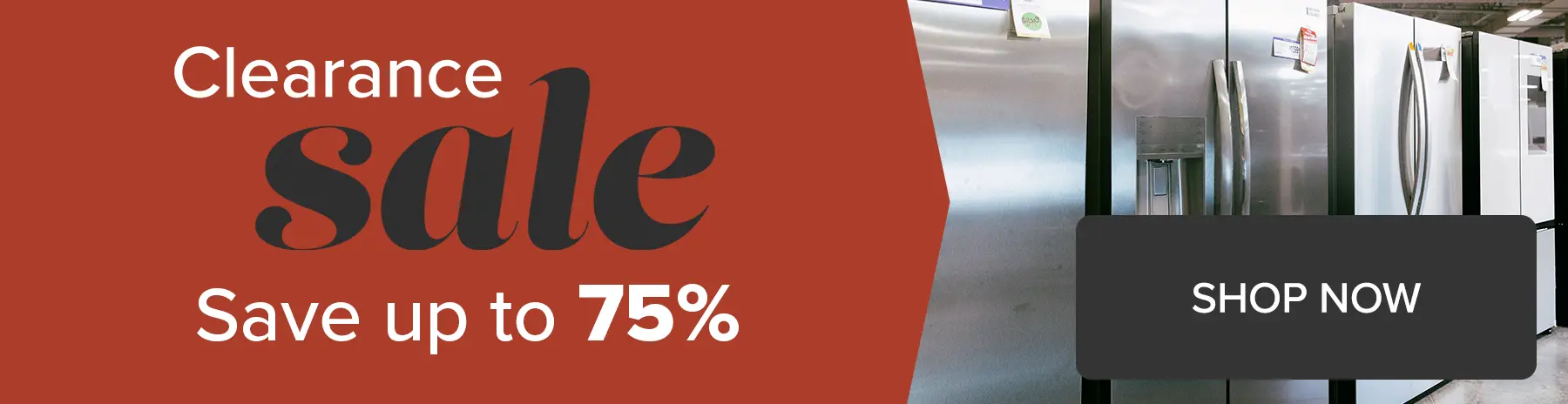 Clearance Appliance Sale null