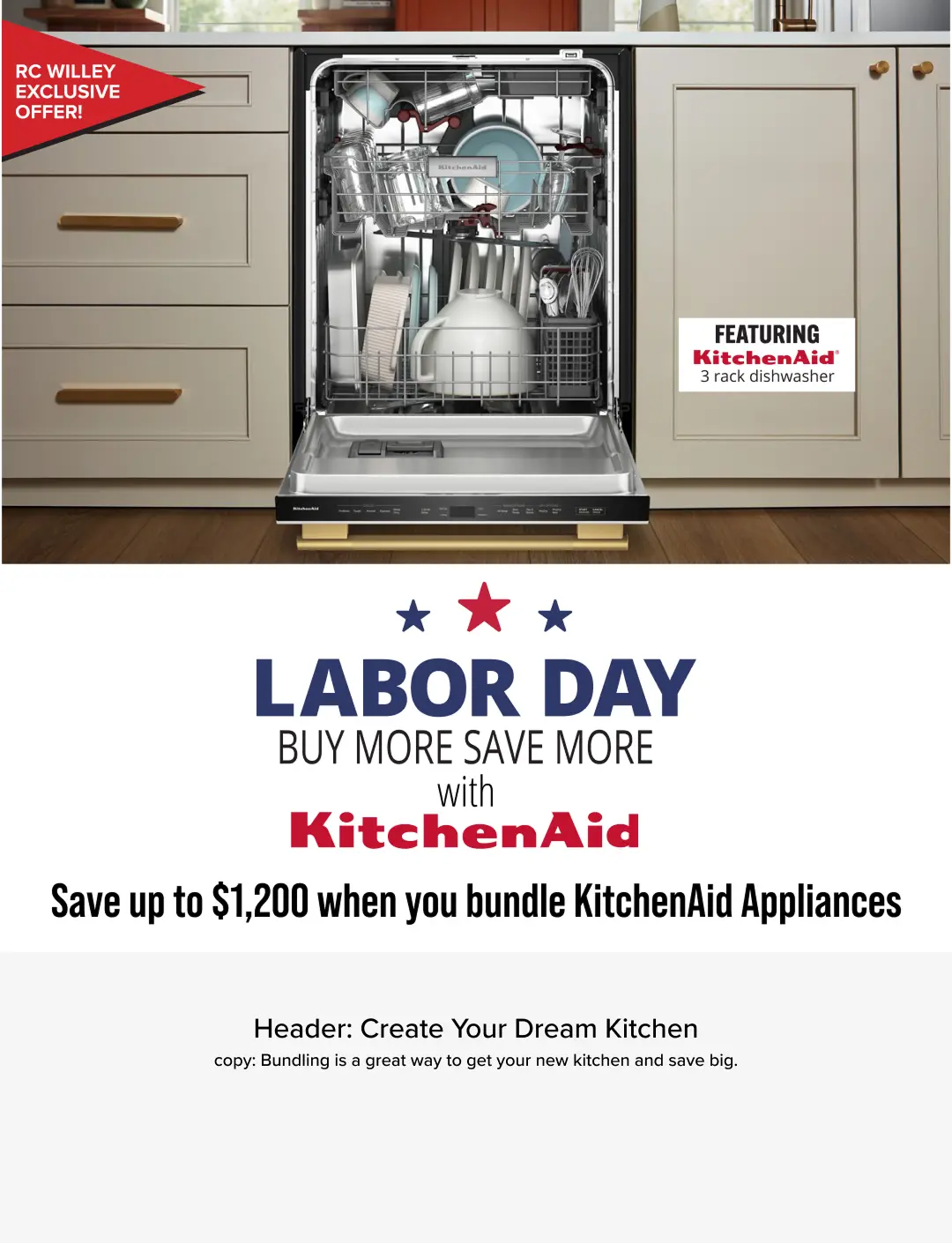 Bundling is a great way to get your new kitchen and save big.
