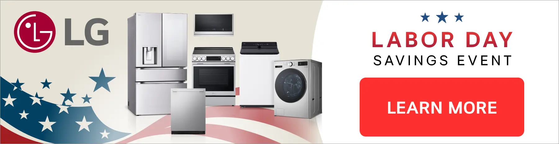 LGAP Labor Day Savings Event Get up to $800 via instant rebate. See store for details.