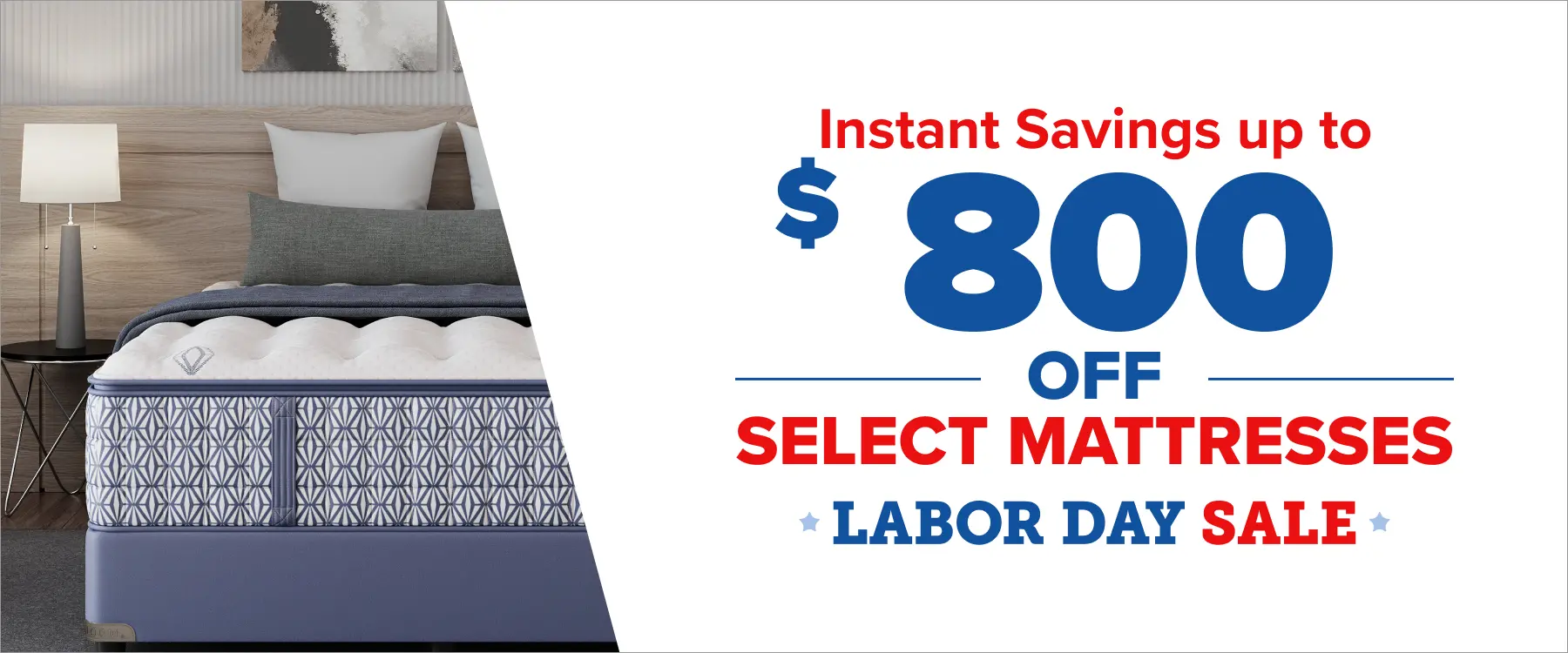 Labor Day Mattress Offers Instant Savings up to $800