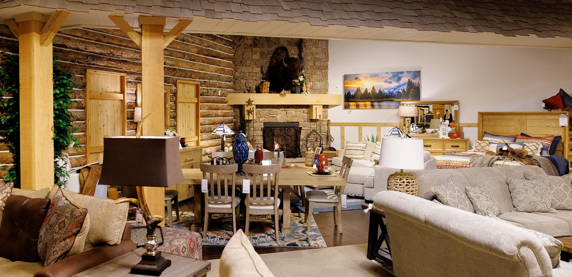 Interior of RC Willey's Layton Furniture Store