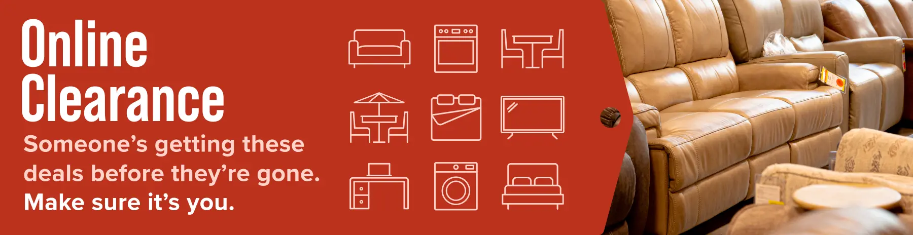 Online Clearance - SOmeone's getting these deals before they're gone. Make sure it's you.