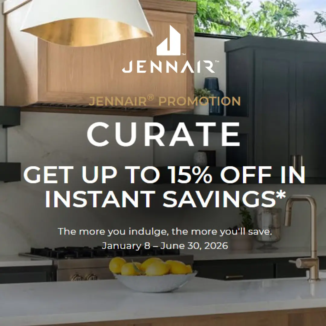 Get the kitchen you've always wanted and save instantly.