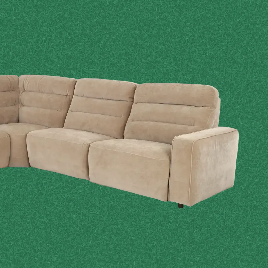 Celeste Mushroom Beige 6 Piece Power Reclining Sectional
