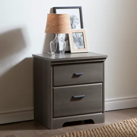 9041060 Versa Gray Maple 2-Drawer Nightstand - South Shore-2