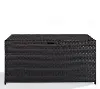 CO7300-BR Palm Harbor Wicker Patio Storage Bin