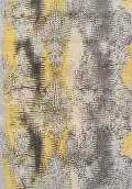 MG531GR8X11/GREYRUG 8 x 11 Large Yellow and Gray Area Rug - Modern Grays