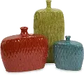 13 Inch Green Vase