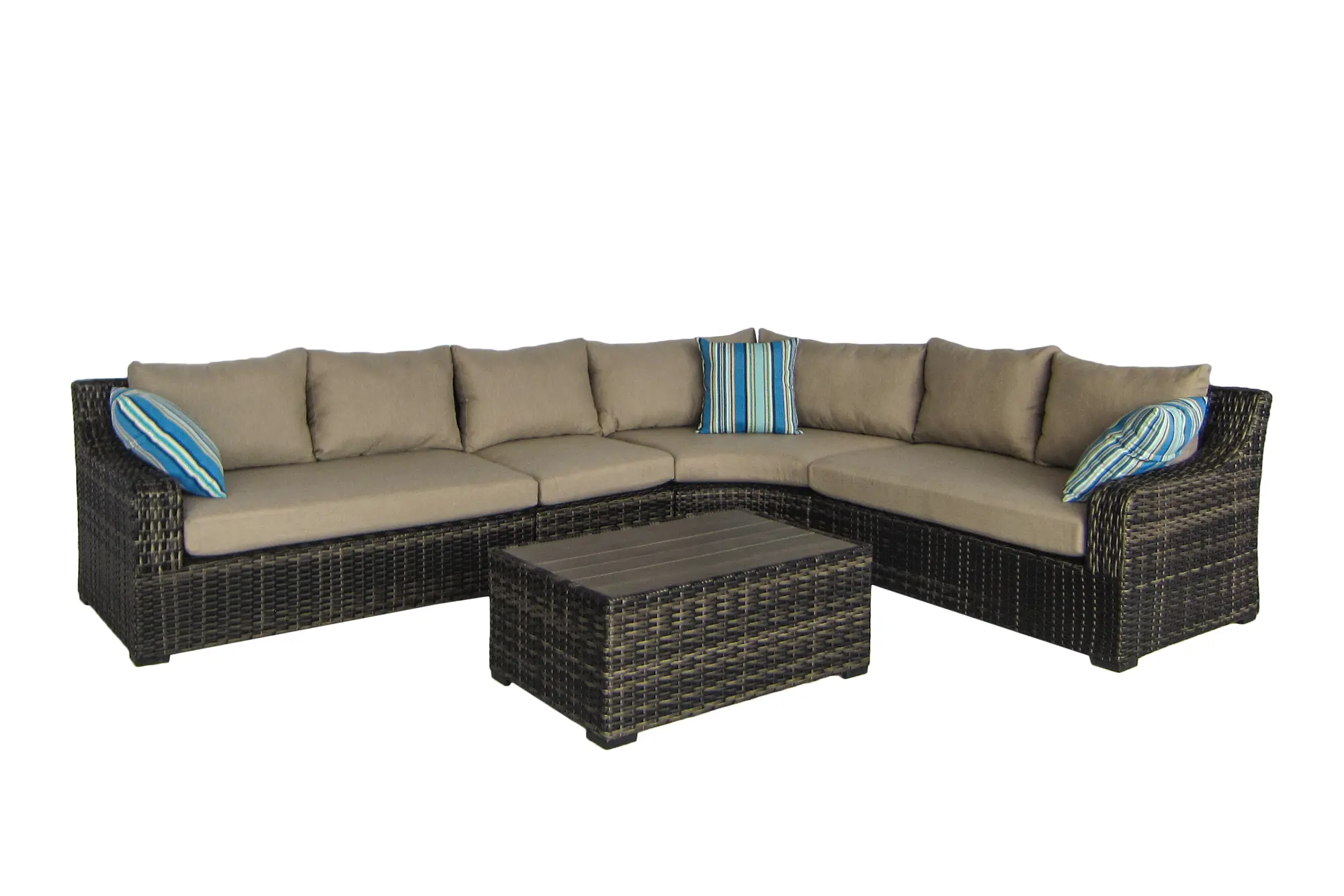 3 Piece Tortola Patio Sectional-4