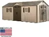 60127 Lifetime 20 ft. x 8 ft. Outdoor Dual Entry Shed