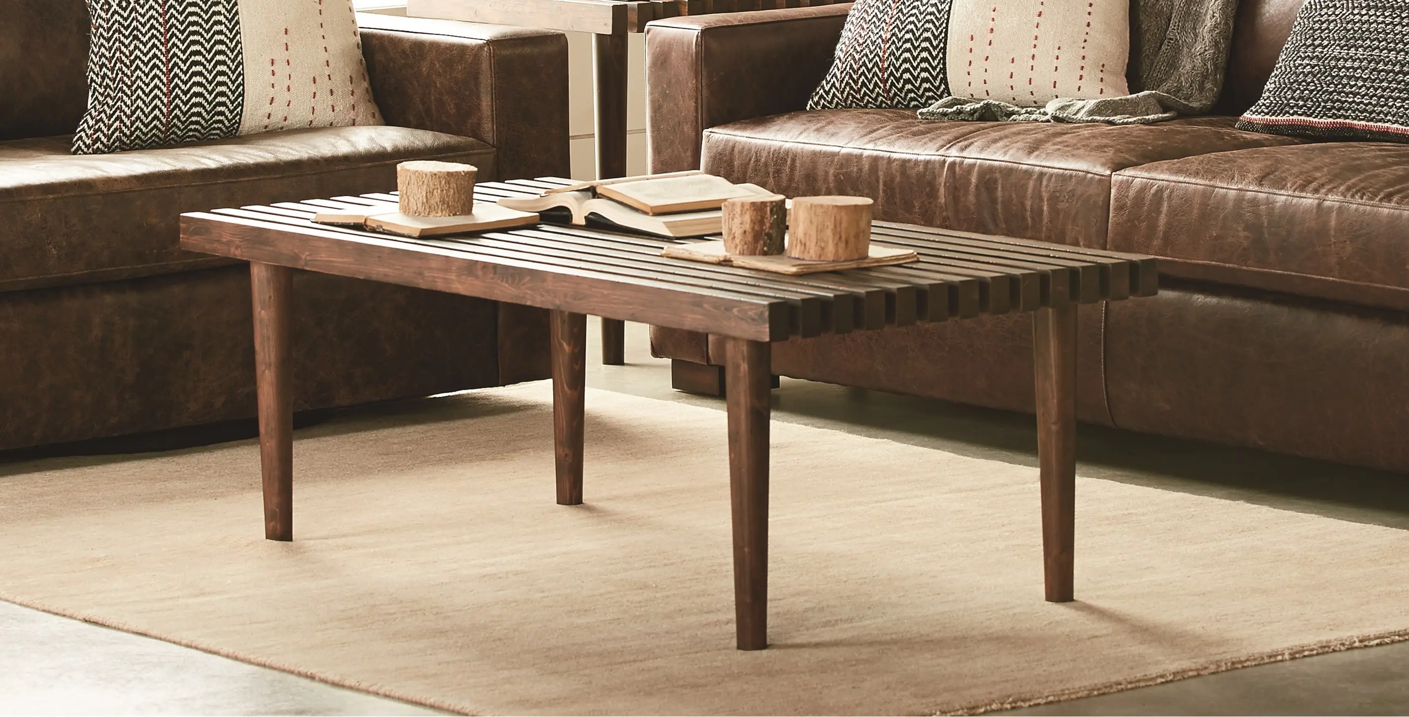 502010N Magnolia Home Furniture Boho Barn Door Coffee Table-3