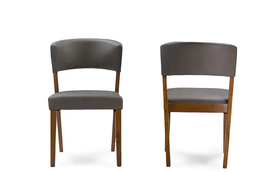 RT281-CHR-2 Wood Dining Chair Pair - Montreal-1