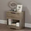 9075062 Weathered Oak 1-Drawer Nightstand - Holland