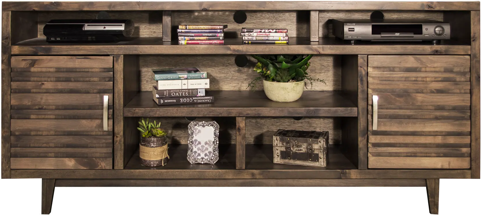 Avondale Charcoal Brown 76 TV Stand-9