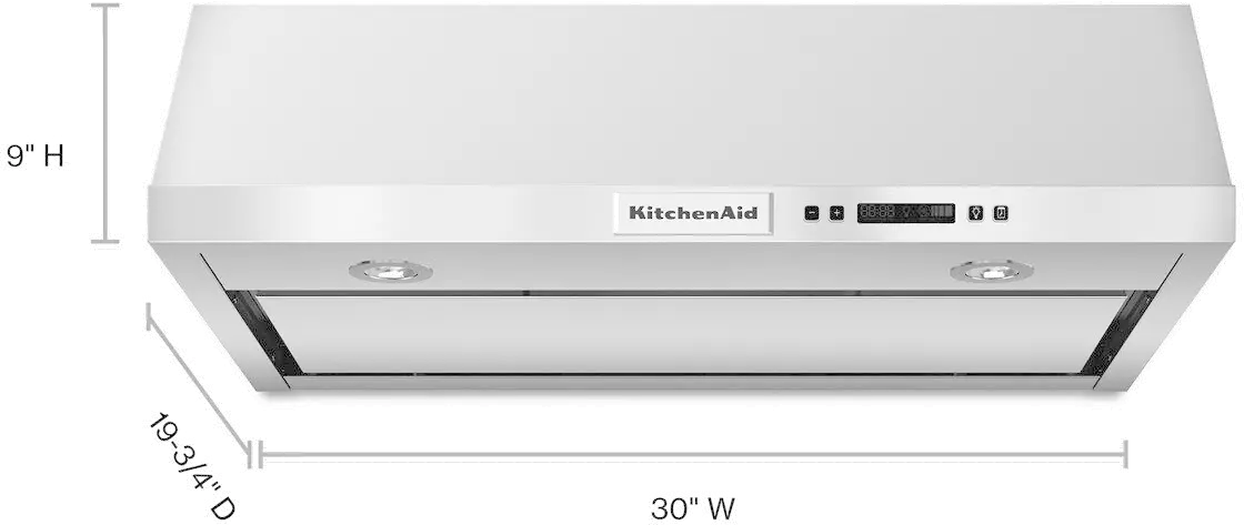 KVUB600DSS KitchenAid 30 Inch Under Cabinet Hood - Stainless Steel-2