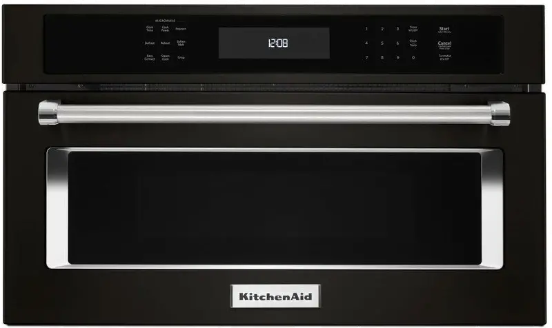 KitchenAid Built-in Microwave - 1.4 cu. ft. Black Stainless Steel