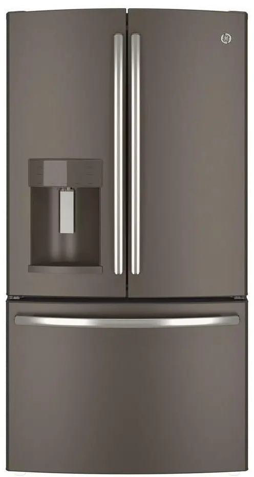 GFE28GMKES GE 27.8 cu ft French Door Refrigerator - Slate-1