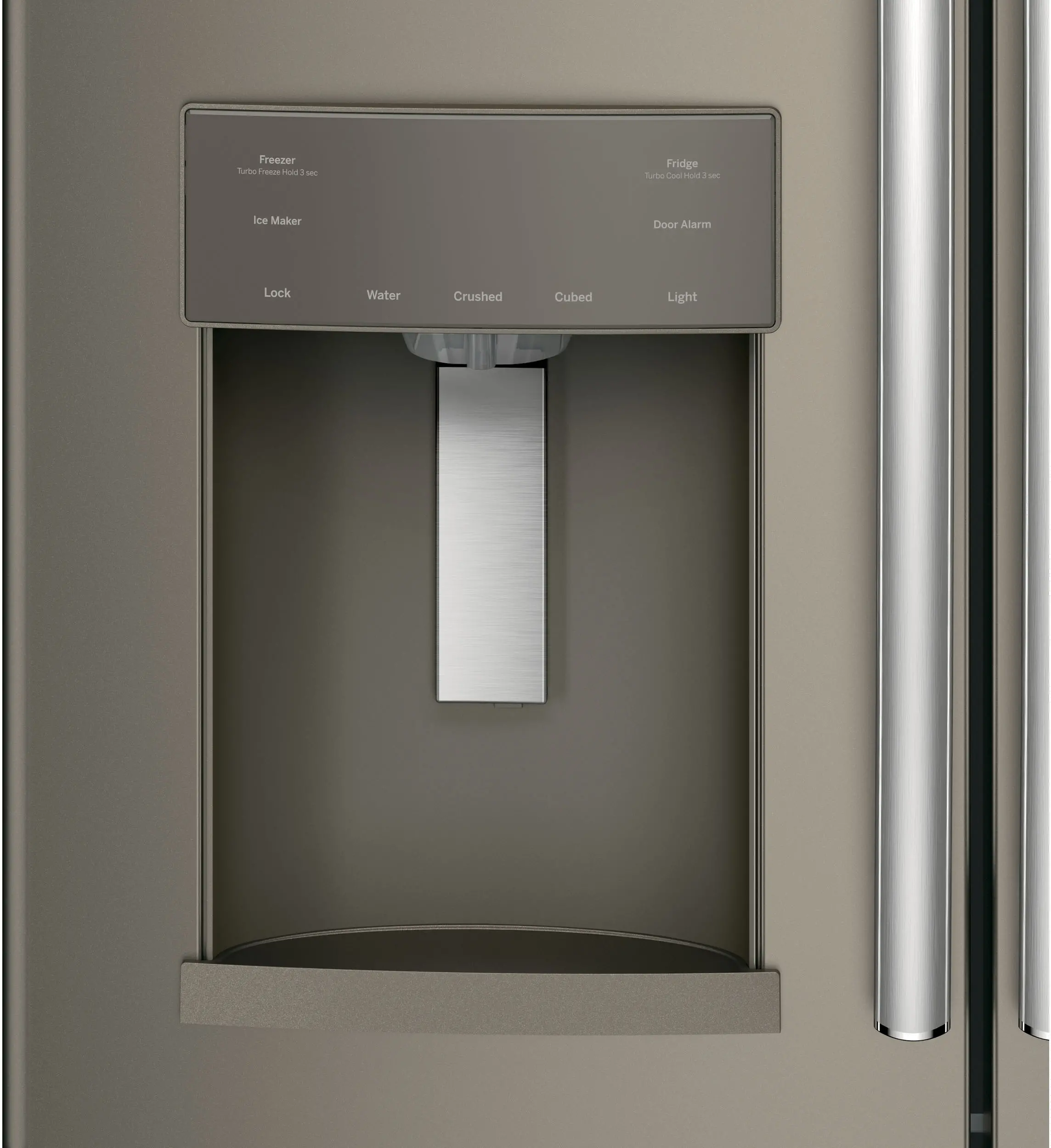 GFE28GMKES GE 27.8 cu ft French Door Refrigerator - Slate-4