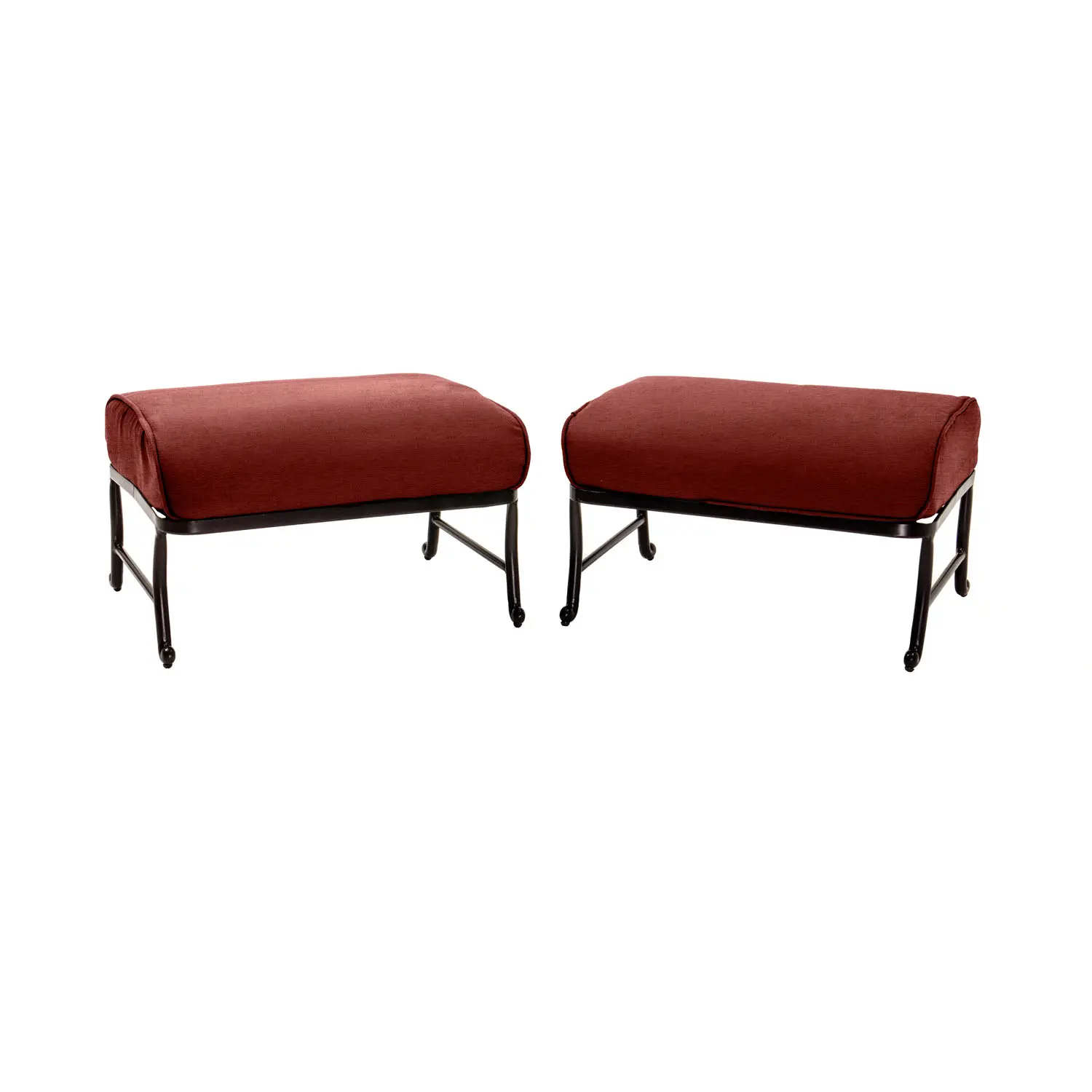 OCEANA6PC-TL-RED Outdoor Red 6 Piece Patio Set W/ Coffee Table - Oceana -4