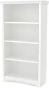 10219 Artwork White 4 Shelf Bookcase