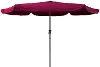 Red Tilting Patio Umbrella
