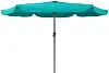 Turquoise Blue Tilting Patio Umbrella