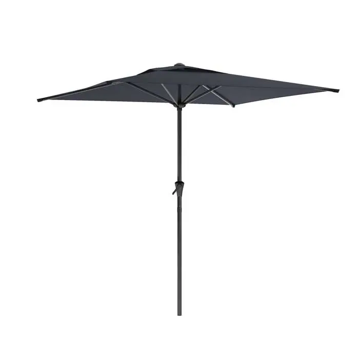 Black Square Patio Umbrella-1