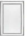 Small Silver Beaded Mirror