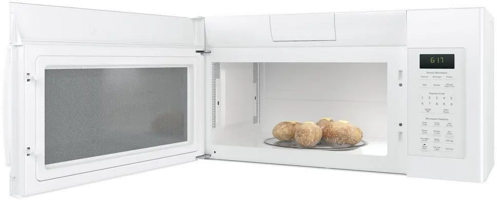 JVM6175DKWW GE Over the Range Microwave - 1.7 cu. ft. White-3