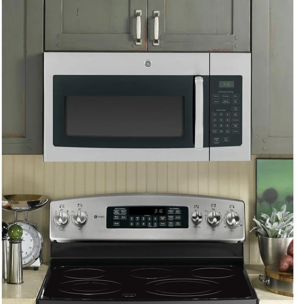 JVM3160RFSS GE Over the Range Microwave - 1.6 cu. ft. Stainless Steel-7