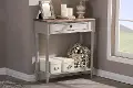 6654-RCW Rustic French Country Accent Table - Edouard