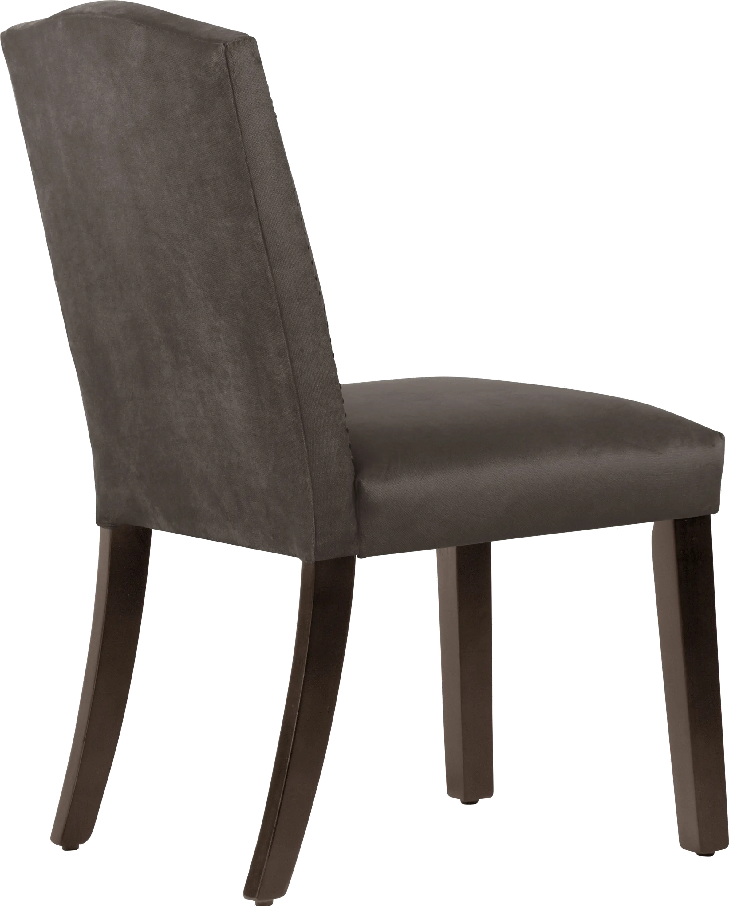 64-6NB-SVMSTCSM Reese Dark Brown Nail Button Back Dining Chair- Skyline Furniture-4