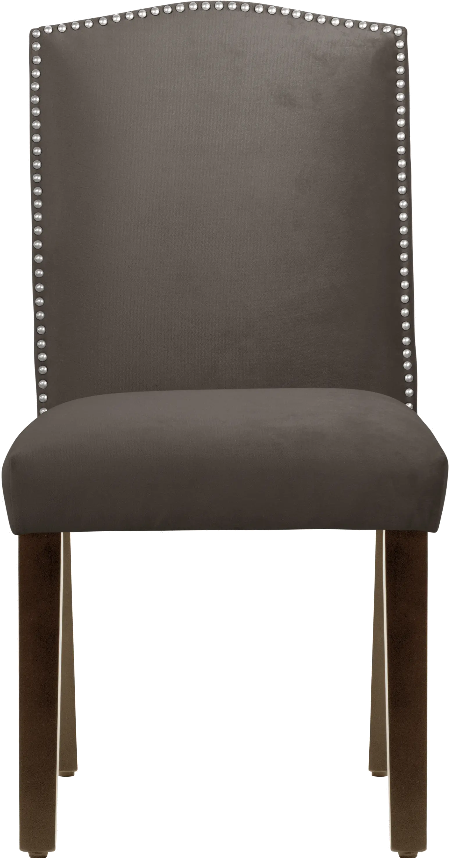 64-6NB-SVMSTCSM Reese Dark Brown Nail Button Back Dining Chair- Skyline Furniture-5