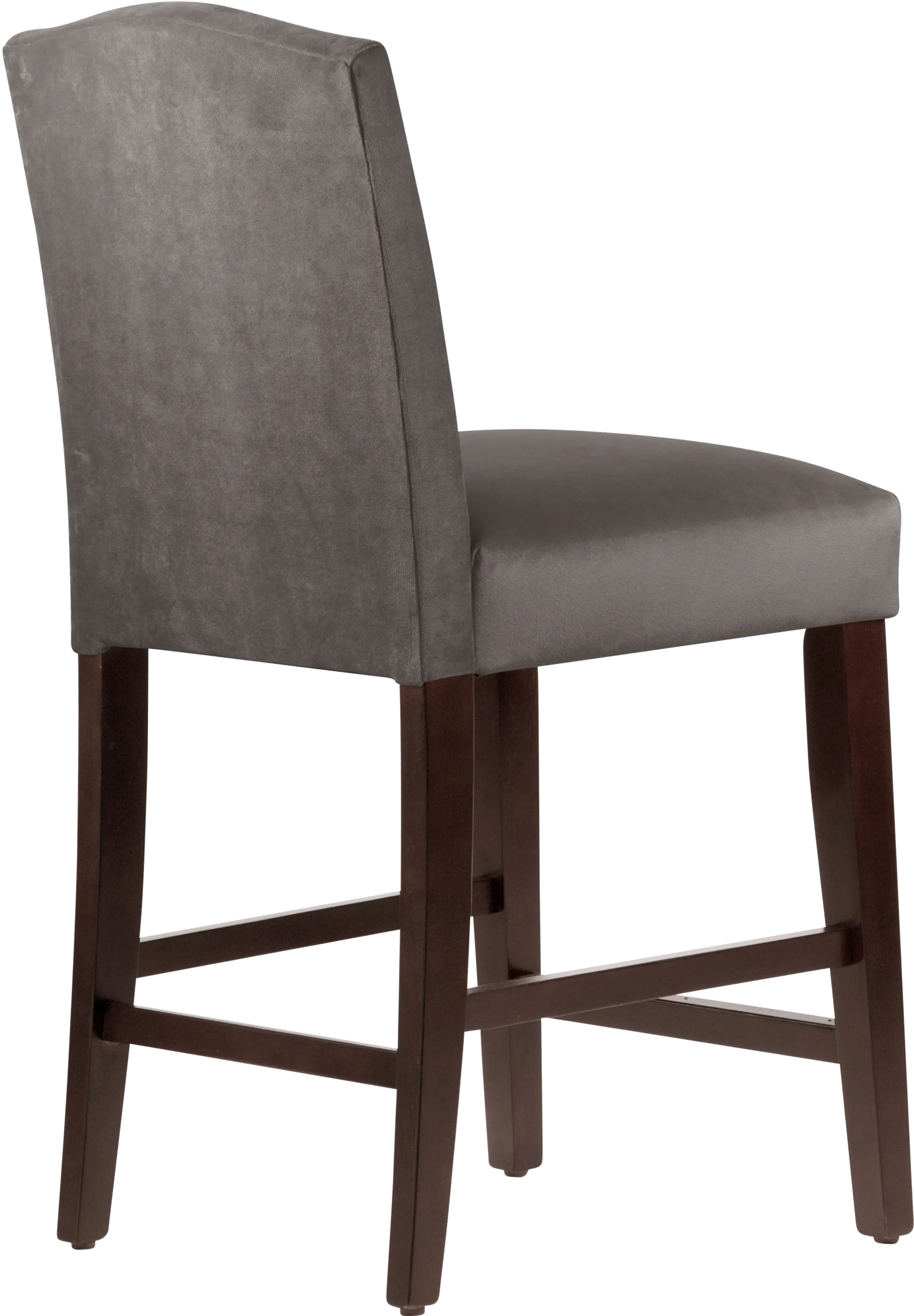 64-7NB-SVMSTCSM Theo Dark Brown Nail Button Back Counter Stool- Skyline Furniture-4