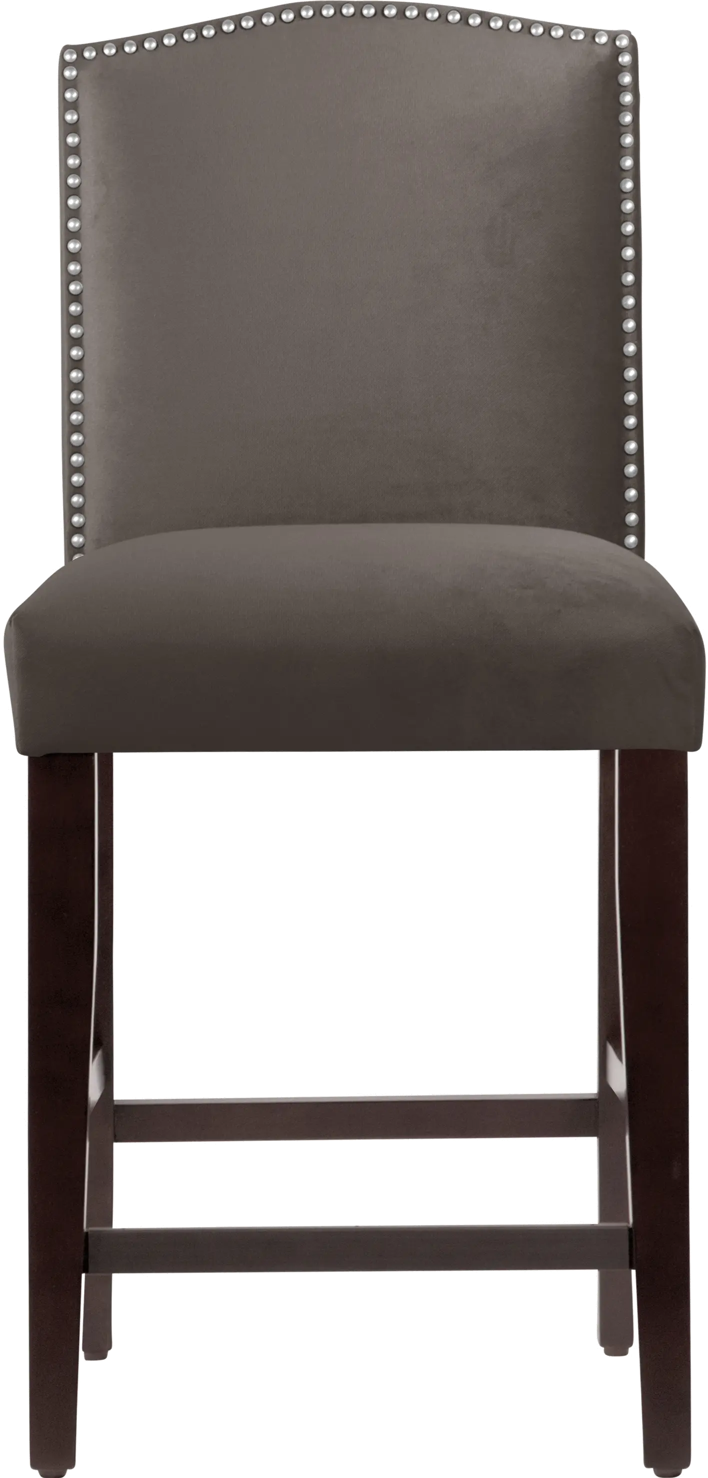 64-7NB-SVMSTCSM Theo Dark Brown Nail Button Back Counter Stool- Skyline Furniture-5
