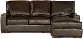 Mayfair 2-Piece Right-Facing Chaise Leather Sectional