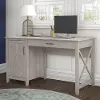KWD154WG-03 Gray Single Pedestal Desk (54 Inch) - Bush Furniture