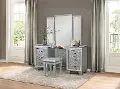 Allura Gray Vanity Set