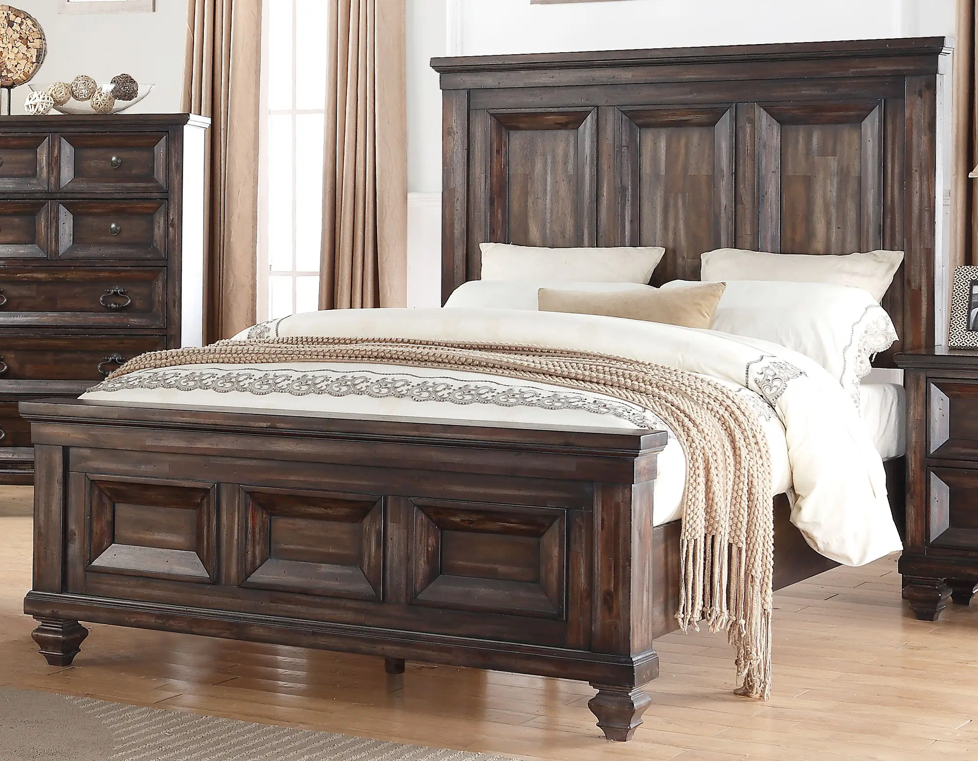 Sevilla Brown Queen Bed-10