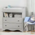 10231 Angel Gray Changing Table with Drawers - South Shore