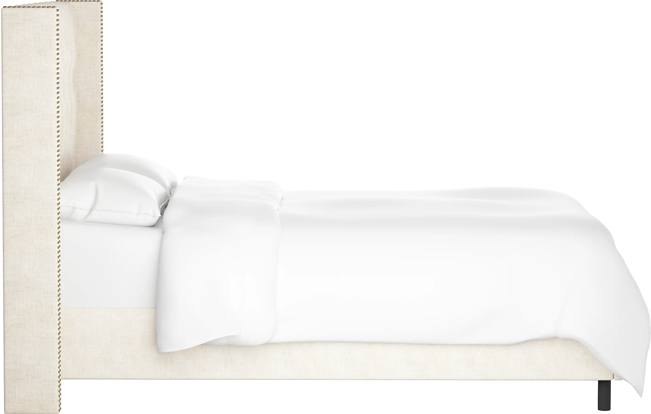 142NBBED-BRLNNTLC Abigail Ivory Diamond Tufted Wingback Queen Bed - Skyline Furniture-4