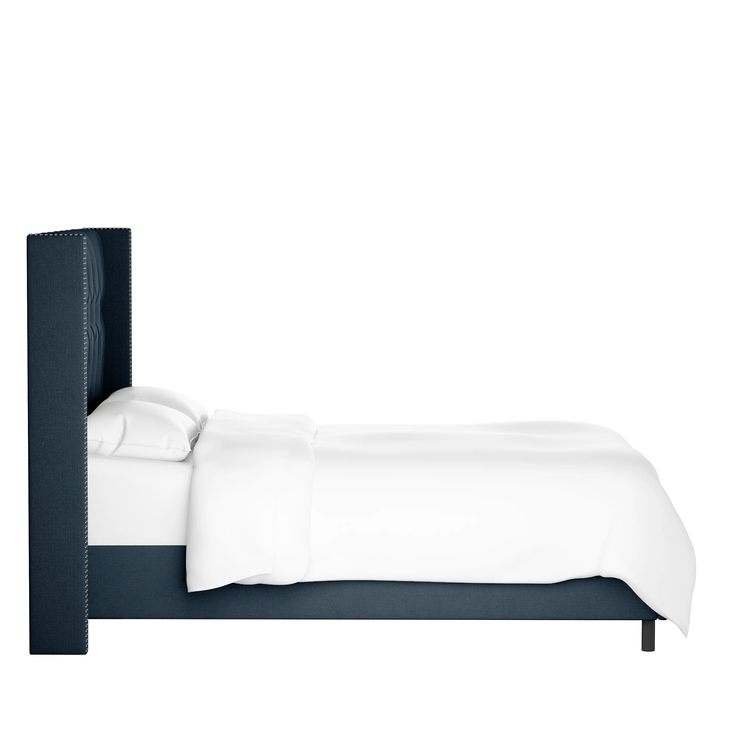 141NBBED-PWLNNNV Abigail Navy Blue Diamond Tufted Wingback Full Bed - Skyline Furniture-3
