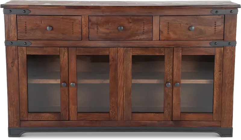 Parota Natural Mango Wood Console