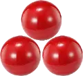 Assorted 4 Inch Crimson Red Decorative Orb