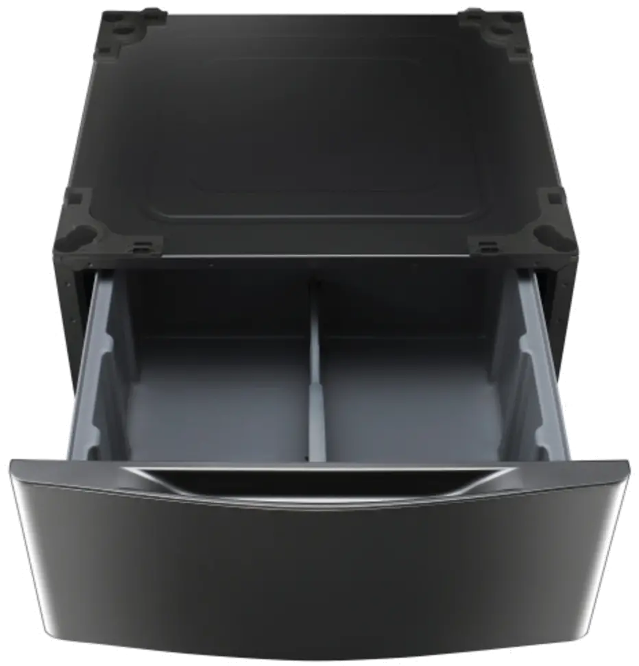 WDP4K LG 27 Inch Laundry Pedestal - Black Stainless Steel-3